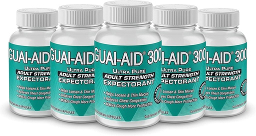 [BRSWGHY6PIAR4GYU] 500 GUAI-AID® Over-The-Counter Guaifenesin 300mg Veg. Capsules