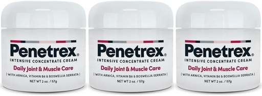 [BRSWICYPAINQO2QV] Penetrex Joint & Muscle Therapy - Soothing Comfort for Back, Neck, Hands, Feet - Premium Whole Body Rub with Arnica, Vitamin B6 MSM & Boswellia - 2oz 3-Pack