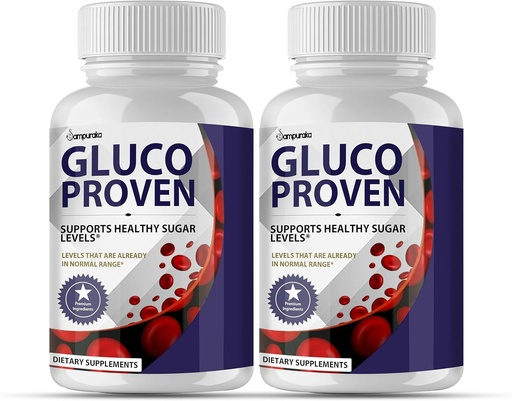 [BRSRAGQCOAMRY33P] Gluco Proven Advanced Formula Supplement 2 Packs 60 Days Supply