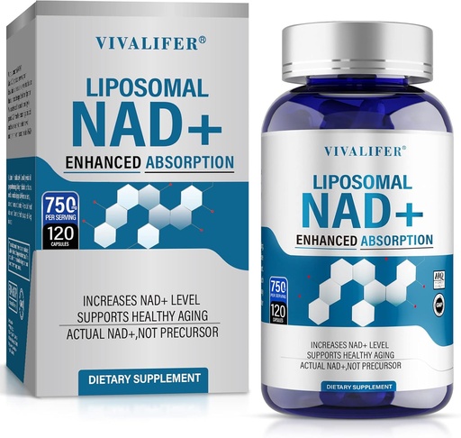 [BRSRAAA3BMGWAELK] Liposomal NAD+ Supplement 750 mg