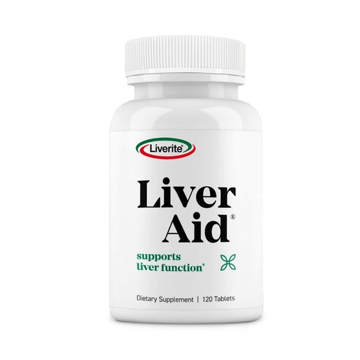 [BRSWIYYPCYHRW33I] Liverite Liver Aid 120 Tablets, Supports Healthy Liver Function, Cleansing, Energy & Daily Wellness
