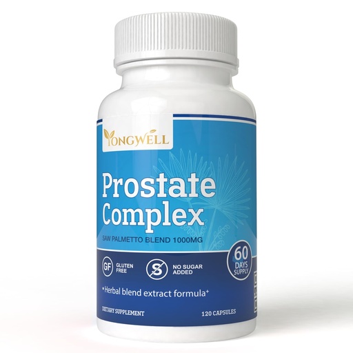 [BRSW2C32B5YGCYL6] Prostate Complex, Saw Palmetto Blend 1000mg (120 Capsules)
