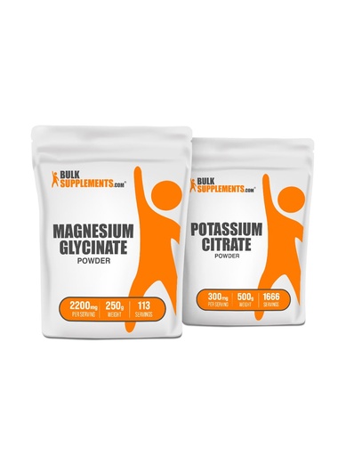 [BRSRAZ3YAUAWGFDU] Magnesium Glycinate 250g + Potassium Citrate 500g Bundle