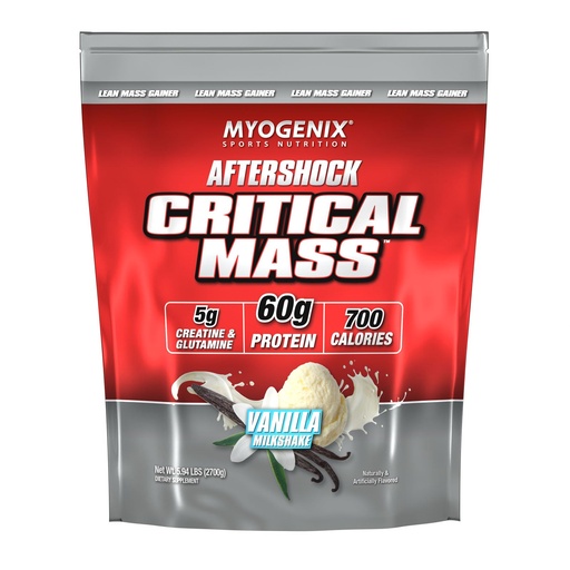 [BRSWIYAHCZ7REE3G] Myogenix Critical Mass Gainer – Muscle Mass Weight Gain Supplement, Zero Lactose Whey Protein Powder – Anabolic Whey Protein – Vanilla Milkshake (6.01 lbs)