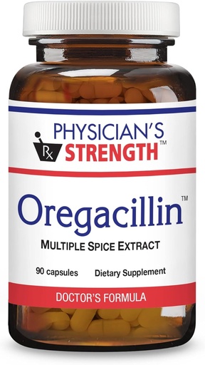 [BRSWKEYMOFYBGC3K] Physician's Strength Oregacillin - 90 Capsules - Multiple Spice Extract - Respiratory Health Support - 90 Servings