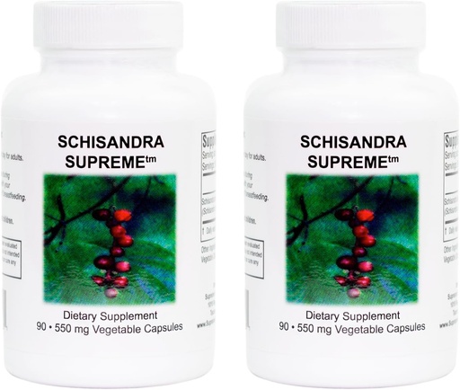 [BRSWGZYPOEHRSHL7] Supreme Nutrition Schisandra Supreme, 90 Pure Schisandra Fruit Vegetarian 90 Capsules (Pack of 2)