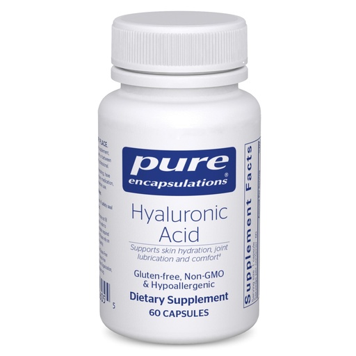 [BRSWIY34DN6BQCTA] Pure Encapsulations Hyaluronic Acid - for Skin Hydration, Joint Lubrication & Joint Health* - Effective Absorption - Gluten Free - Vegan & Non-GMO - 60 Capsules