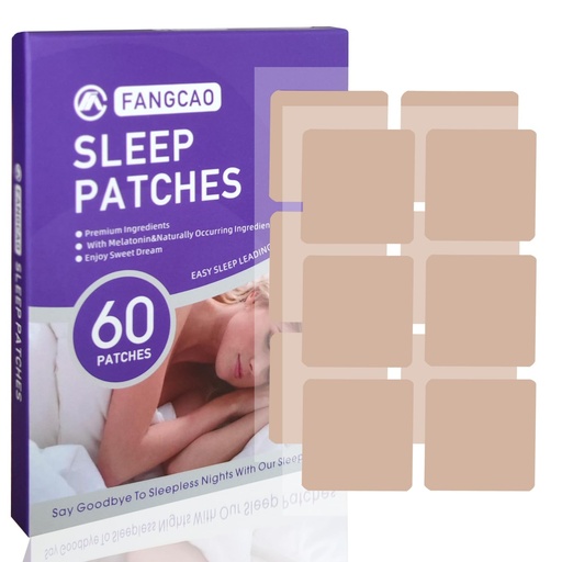 [BRSRO2QDOADRGYL2] Sleep Patches, Sleep Patch for Adults, Premium Ingredients Upgraded 60 Patches Set, Easy to Apply and Comfortable