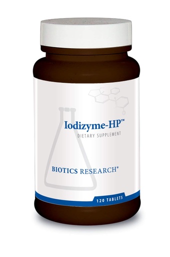 [BRSWGFT6A4CQE2TD] Biotics Research Iodizyme HP Iodine, Thyroid Support, Cellular Metabolism, Promotes Energy, Supports Metabolic Function, T3, T4, TSH 120 Tablets