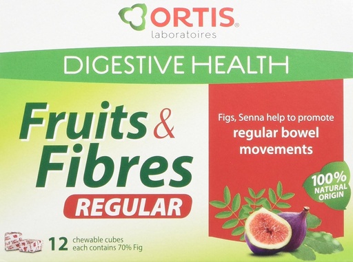 [BRSWIY32ARYQIGTY] Ortis Fruit & Fibre Cubes 12 fruit cubes