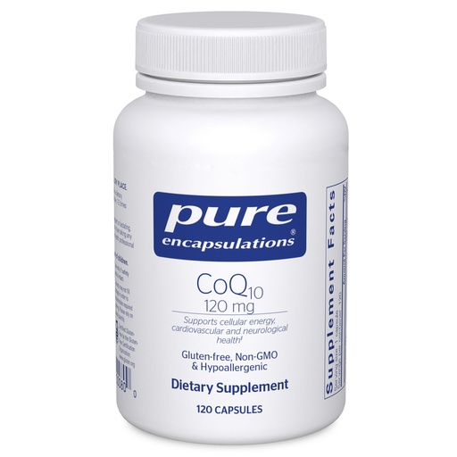 [BRSWIY37CIORWCD6] Pure Encapsulations CoQ10 120 mg - Coenzyme Q10 Supplement for Heart Health, Energy, Antioxidants, Brain & Memory Health - Cellular Health, Cognition & Cardiovascular Support* - 120 Capsules
