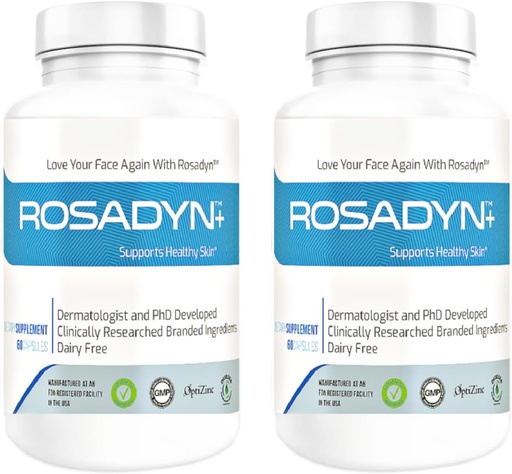 [BRSWGHYEOUAR4YDZ] Rosacea Skin Care Supplement for Redness of Face, Eye and Nose | Targets The Root Cause of Symptoms