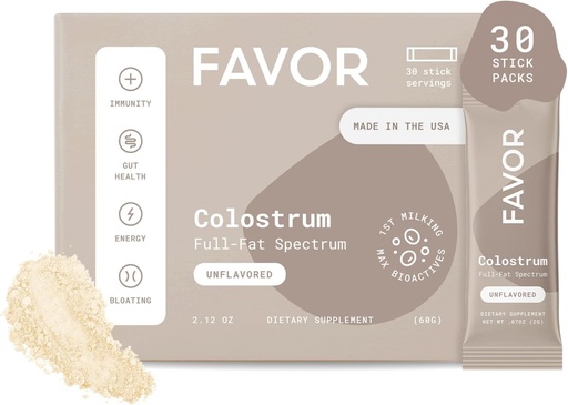 [BRSRAZIYOF7A4DLK] Favor Bovine Colostrum Packaets W. 124; Liposzómás és W. 124; Holisztikus Humán Egészségfejlesztés