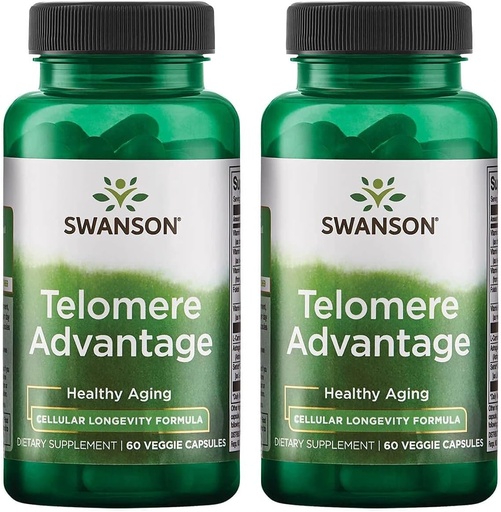 [BRSWGFD3CMMW2GY4] Swanson Ultra Telomere Advantage 60 Veg Caps 2 Pack