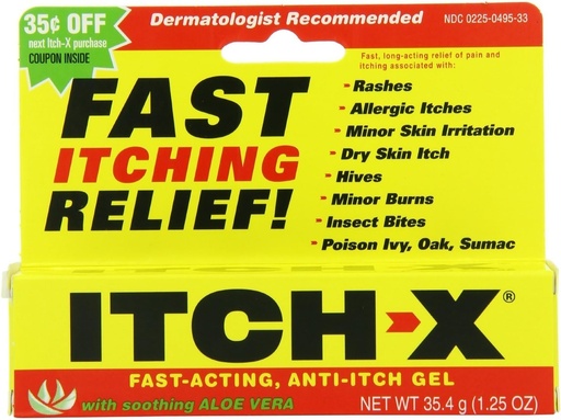 [BRSWKGYHOYHQOA3Y] Itch-x Anti-Itch Gel with Aloe Vera, 3 Count