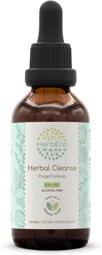 [BRSROCY7PIBWMETH] HerbEra Herbal Reiniging B60 Alcoholvrije Tinctuur Ontgifting en Reiniging Formule, Boost Purge Extract Supplement 