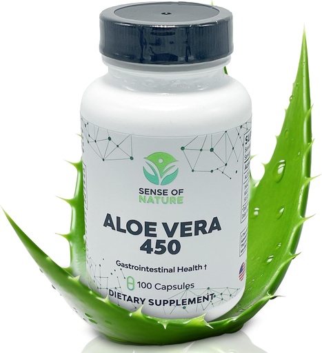 [BRSROBT5OYGWKCQ3] Aloe Vera 450 Capsule Organici | Pillole Aloe Vera Non OGM | Realizzate con Aloe Vera Organica USDA Integratori | Supplementi Digestivi & Joint Support Supplementi