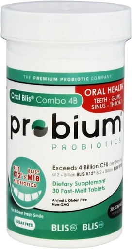 [BRSWIHAHBQOGEE3M] Oral Blis Combo 4B Fast Melt Probium 30 Tabs