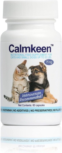 [BRSWGFD7OUMRAFLB] 75 mg 60 Count Nutritional Supplement for Small Dogs and Cats Up to 22 Pounds (Formerly Calmkene)