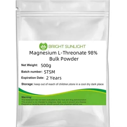 [BRSROC3RCJ5QA3TF] 500g (1.1LB) Magnesium L-Threonate 98% Bulk Powder