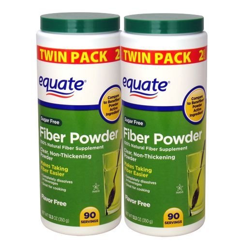 [BRSWI2T6AIIGYEI3] Equate Sugar-Free Fiber Powder - 90 Servings, 12.3 oz (2 Pack)