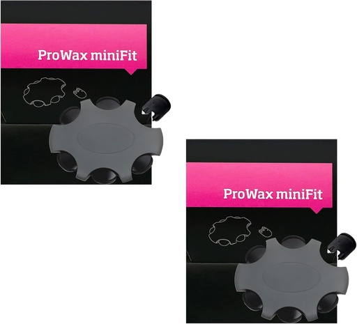 [BRSRAYANAUHQAEQZ] (12 PC)のMinifit Prowax WaxはOticonの補聴器、OticonのMinifitの補聴器の交換部品の供給のクリーニングのキットの付属品(2のパック)のためのフィルターを監視します