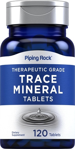 [BRSROZAPBAGRMHL6] Piping Rock Trace Minerals Supplements | 120 Tablets | Therapeutic Grade | Pills for Men and Women | Non GMO, Gluten Free