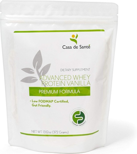 [BRSWYAYODEGWG3TX] Low FODMAP Elemental Diet Protein Powder GLP1 IBS & SIBO Keto Paleo|ProHydrolase Seedetrakti Ensüümid|Gluten Sojasuhkur & Grain Free|Low Carb Whey Protein Isolate (WPI) Gut Friendly All Natural Vanilla