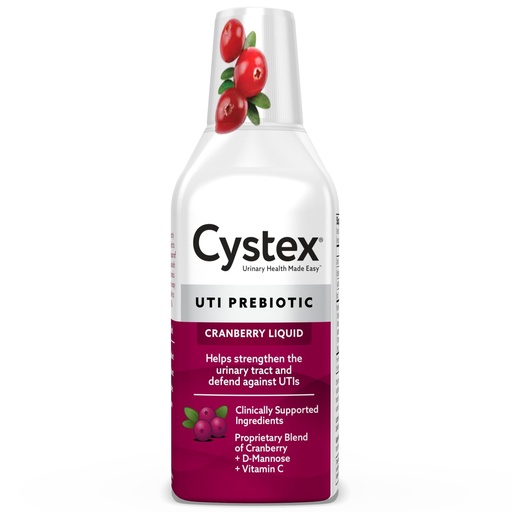 [BRSWKEAHOMGB4ETO] Cystex Urinary Tract Infection Support & Prevention - Cranberry Prebiotic Supplement with D-Mannose & Vitamin C for UTI Protection & Urinary Health Maintenance - 7.6 fl oz (Pack of 1)