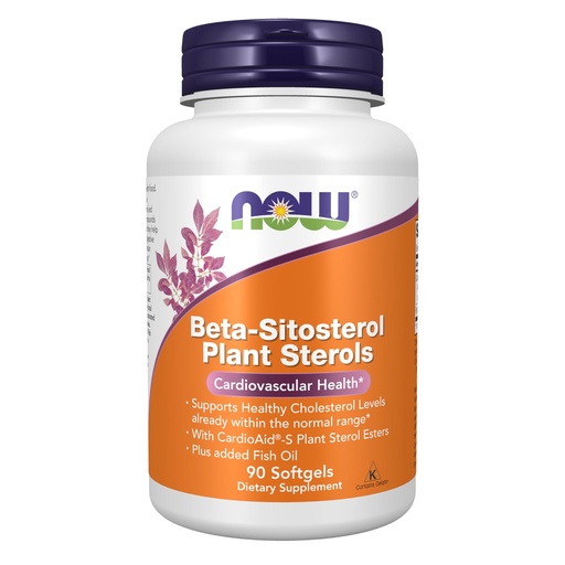 [BRSWI2QLBYNBW3A7] Now Foods Beta-Sitosterol Plant Sterols, 90 SOFTGELS