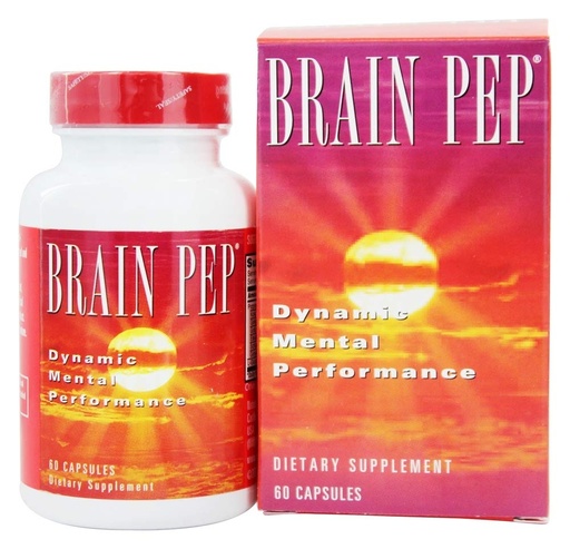 [BRSWIYQPPMHRA3T2] Natural Balance Brain Pep | Brain Function Supplement with Ginkgo Biloba, Kola Nut | Helps Support Improved Memory, Focus & Mental Clarity | 60 Capsules