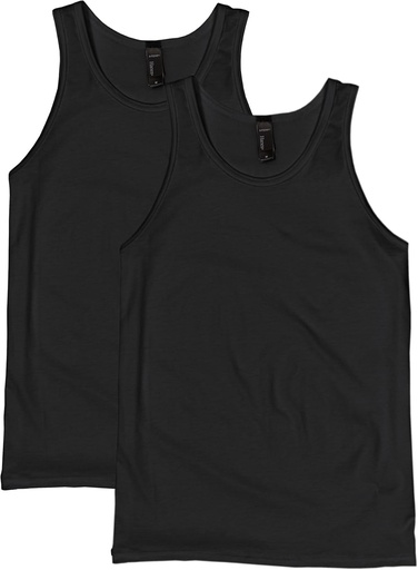 [BRSWKEYTCB6WGDLK] Hanes hommes réservoir de performance, X-Temp de l'humidité-Wicking Tank Top, des couleurs solides, 2-pack