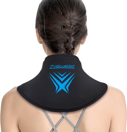[BRSROAADCIFGYCYV] Neck Ice Pack Wrap Reusable Gel Ice Packs for Cervical Injuries Pain Relief, Flexible Cold Hot Compress Therapy for Shoulder Swelling, Bruises, Stiff Neck, Migraine, Surgery Recovery