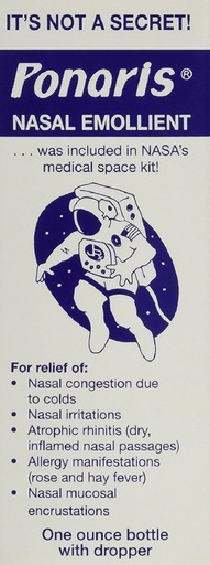 [BRSWI2QPCIFRSHTO] Ponaris Nasal Emollate 1 Once (Pack of 2).