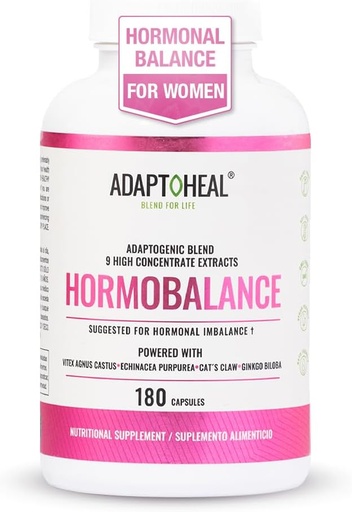 [BRSW2BQPDMIAKFDO] Hormonbalance for kvinder - Menopause & PMS Support - Adaptogens for kvindelige balance & Wellness - 180 Veganske kapsler