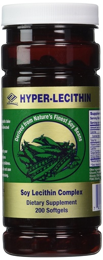 [BRSWIGQAOIHAY2LM] Nu Health Hyper-lecithin (200 Softgels) Soy Lecithin Complex
