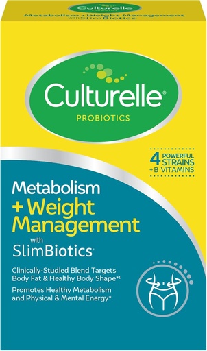 [BRSRAEADCAPQ2CQY] Culturelle Metabolia + painonhallinta SlimBitics® Probiotic Capsules ...