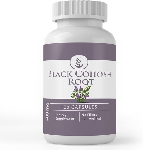 [BRSWYZQKCUORYDTX] Pure Original Ingredients Black Cohosh Root, (100 Capsules) Always Pure, No Additives Or Fillers, Lab Verified