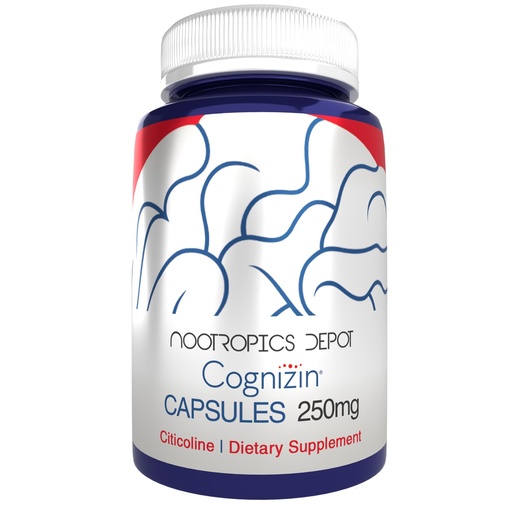 [BRSWKFD3OV4BGE3Y] Nootropics Depot Cognizin Citicoline Capsules | 180 Count | Choline Supplement | Brain Health Supplement | Regulates Memory and Cognitive Function | Supports Attention, Focus and Recall