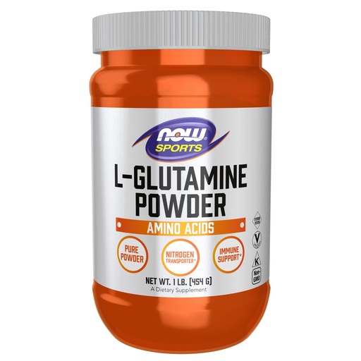 [BRSWIY32BQIRCETG] NOW Foods Sports Nutrition, L-Glutamine Pure Powder, Nitrogen Transporter*, Amino Acid, 1-Pound