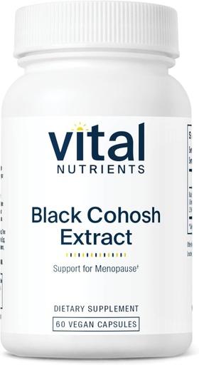 [BRSWIYQQBF4WGFD6] Elutähtsad toitained Black Cohosh ekstrakt 250mg| Vegan toidulisand naiste menopausi, hormonaalse tasakaalu ja PMS tugi * | Gluteen, piima ja soja vaba | Non-GMO | 60 kapslit