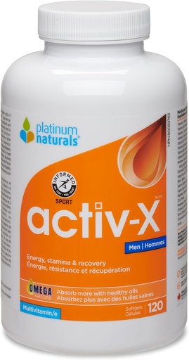 [BRSWIEIGCEDRGHDI] Platinum – Aktiv-X Multi för Män 120 Softgels