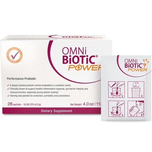 [BRSRAZYDOYAQ2DLB] Power High Performance Daily Probiotic Supplement - Probiotic Powder with Magnesium Citrate for an Active Lifestyle - Supports Gut Health, Muscle Recovery, and Energy - Vegan, Non-GMO (30 Servings)