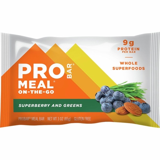 [BRSWGYYBCF6QEALA] Probar Meal Bar - 12-Pack Superberry & Greens, One Size