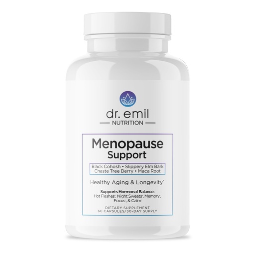 [BRSROHQBBZ5BOCI7] DR. EMIL NUTRITION Menopause Support Supplement - Multi-Symptom Menopause Relief for Hot Flashes & Night Sweats - Hormone-Free Herbal Blend - 30 Day Supply