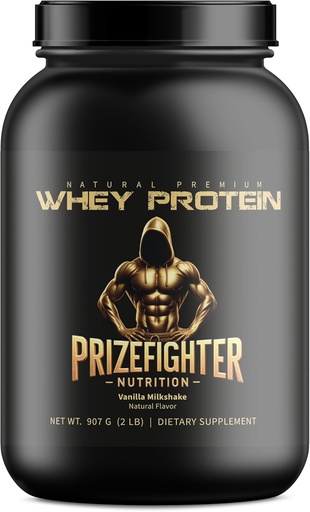 [BRSRAYYEC4IBQEL3] Best Whey Protein Vanilla Milkshake Flavor for Men and Women (2 lb). Natural Ingredients with No Artificial Flavors, Colors, or Sweeteners. Ultra-filtered Non-GMO. Manufactured in the USA