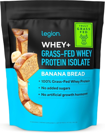 [BRSROZQFCQHQYDT2] LEGION Whey+ Protin whey tách biệt khỏi thảo nguyên Fed Cows - Whey Protein cô lập Powder Low Caloie, Non-GMO, Sugar Free, Loctose và Gluten Free, All Natural Protein Powder for Men & Women (30 phụng sự)