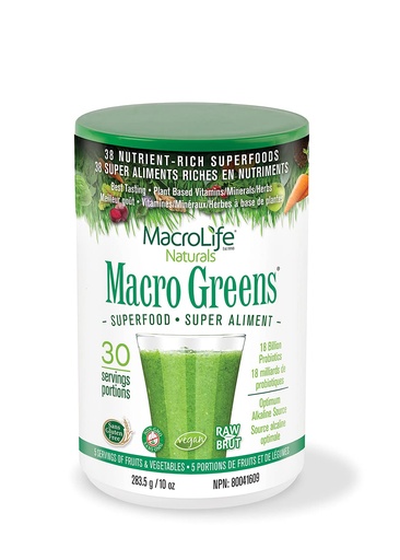 [BRSWKH32DIFWI3DJ] Macrolife Naturals Green Powder, 10 oz