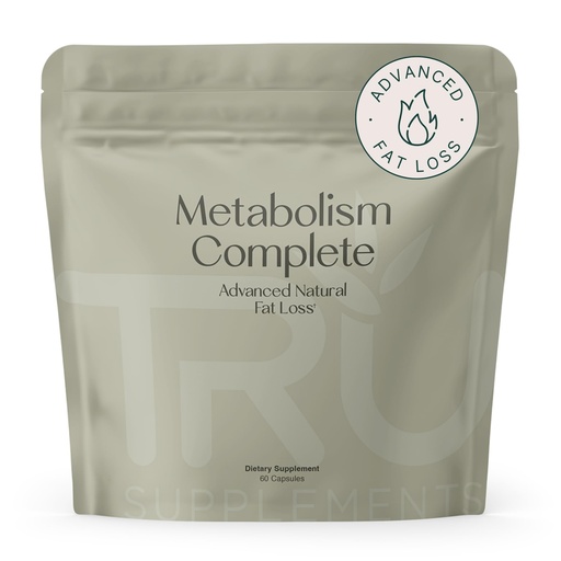 [BRSWKH32BQFQCHD5] TRU Supplements Metabolism, Advanced Fat Loss, Fight Cravings, Boost Mood, No Jitters or Crash, 30 Servings