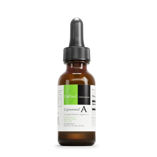 [BRSW2EIYAAPW2CDZ] DAVINCI Labs Liposomal A - Liquid Vitamin A Supplement to Support Bone, Skin, Gut, Vision and Immune Health* - Gluten-Free - 30 ml